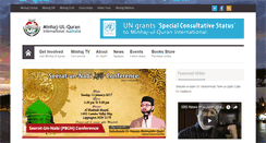 Desktop Screenshot of minhaj.org.au